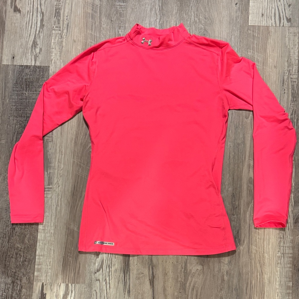 Under Armour Women's Bright Pink cold gear shirt